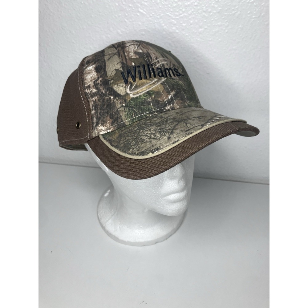 VTG NWT Williams FCA Maintenance Hat Camo Adjustable Cap Y2K Work Oil & Gas